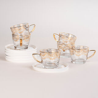 La Mesa Glass Tea Sup Set 6 Pieces