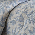 Boutique Blanche 3pc cotton jacquard queen comforter set, blue 200*240cm image number 5