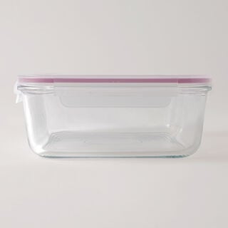 Glasslock square glass container 1200ml