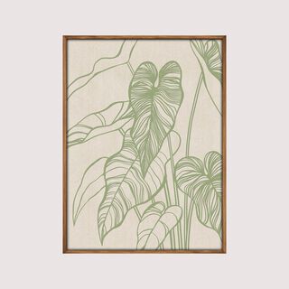 Homez canvas wall art painting leaf pattern design *120*4.5cm