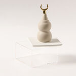 La Mesa grey acrylic decorative box 12*12*23.3 image number 2