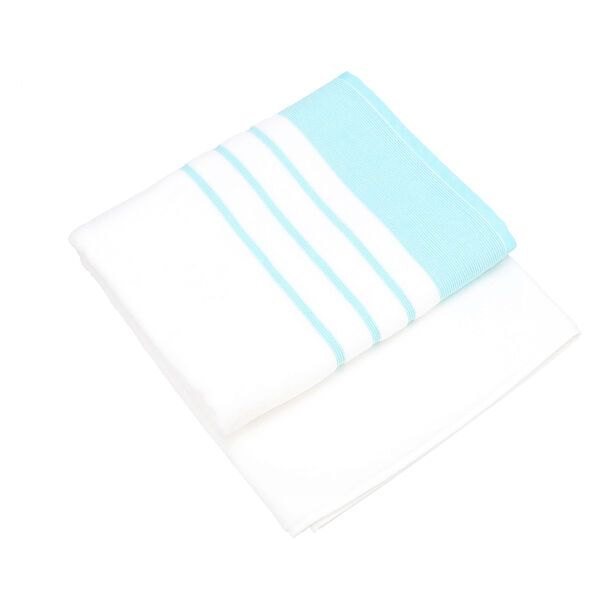 Cottage Bath Towel Indian Cotton 70x140 White image number 1