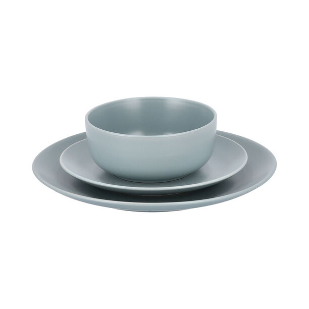 La Mesa grey stoneware 18 pc Dinner set image number 1