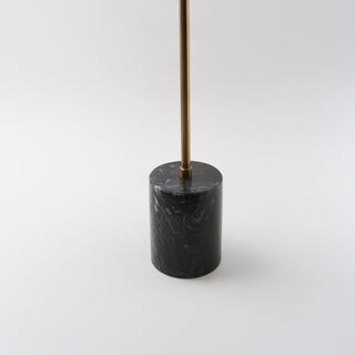 Homez Metal And Marble Floor Lamp, Gold 45*45*143Cm