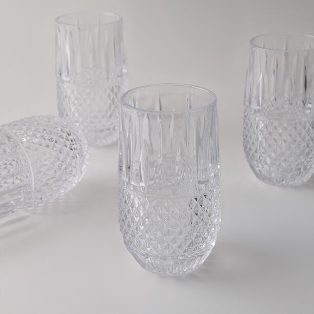 لا ميسا طقم كاسات زجاج 4 قطع 14سم image number 0