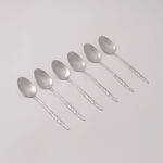 بنتولا طقم ملاعق عشاء ستانلس ستيل بلمعة مرآة 6 قطع 3 ملم image number 0