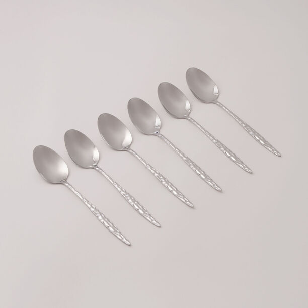 بنتولا طقم ملاعق عشاء ستانلس ستيل بلمعة مرآة 6 قطع 3 ملم image number 0
