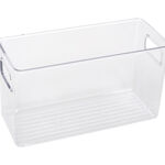 Transparent acrylic fridge storage basket 255*100*150mm image number 0