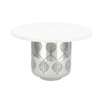 Alkhaiyl Stainless Steel Cake Stand 31*31*19 Cm image number 1