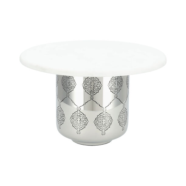 Alkhaiyl Stainless Steel Cake Stand 31*31*19 Cm image number 1
