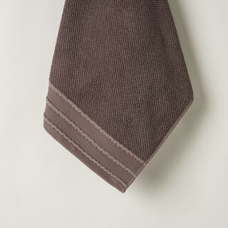 Boutique Blanche jaquard cotton hand towel, brown, 100*50cm