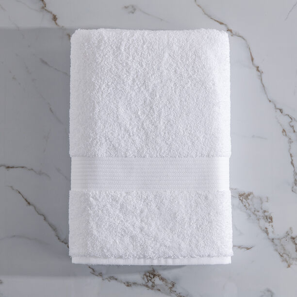 Boutique Blanche White Egyptian Cotton Luxury Bath Sheet, 150*100 Cm image number 0