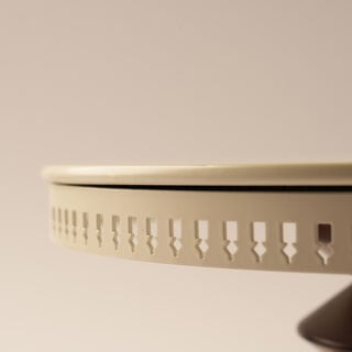 لا ميسا طبق تقديم بورسلان مجموعة طيبة، كريمي 30*7.5سم