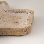 Homez marble irregular shape tray 22.8*22.8*2.5cm image number 3