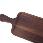 Alberto Acacia Serving Tray W/Handle L:40 * W:14 Cm image number 3