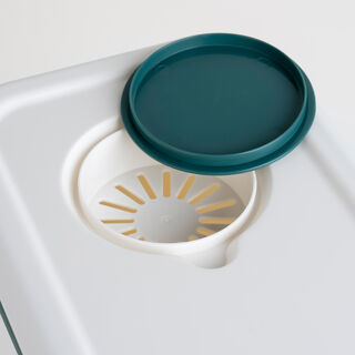 Alberto 10Kg rice dispenser green