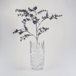 هومز فازة زجاج فضي بنقشة ماسية 14*14*27.6 سم image number 4