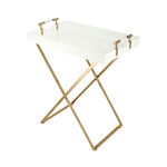 Butler Table Tray Top Gold With White image number 2