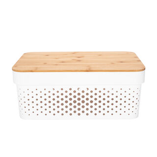 Infinty Basket With Bamboo Lid
