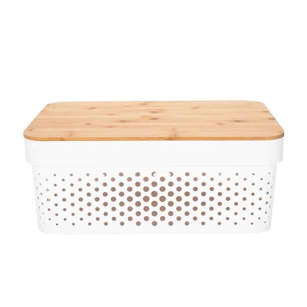 Infinty Basket With Bamboo Lid image number 1