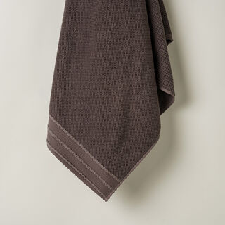 Boutique Blanche jaquard cotton bath towel, brown, 140*70cm