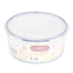 Alberto Plastic Food Saver Round Shape V:1.5L Blue Lid image number 1
