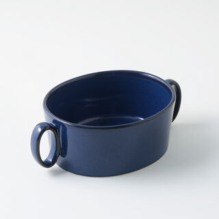 La Mesa stoneware oven to table small pot, blue 23.8*14.9*7.5 cm