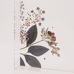 Dallaty Acrylic Serving Tray with Floral Print, Clear, 40*30*6 cm image number 2