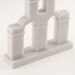 Homez aztec baley decorative sculpture 26*6.5*30cm, white image number 4