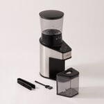 أوبول مطحنة قهوة 50 واط 17.35*12.0*31.1سم، أسود وفضي image number 0