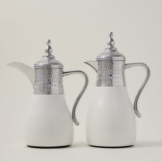 Dallaty Kerma set of 2 vacuum flask chrome
