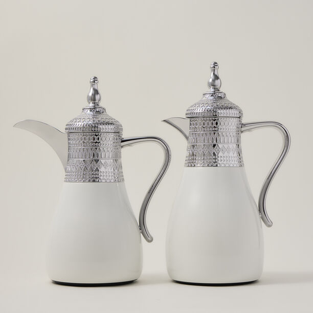 Dallaty Kerma set of 2 vacuum flask chrome image number 0