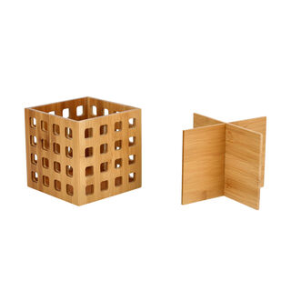 Bamboo Utensils Holder Box
