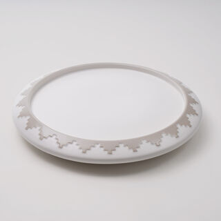 Pearl Collection La Mesa Cutlery Stand With Wood Base, 25 cm Height