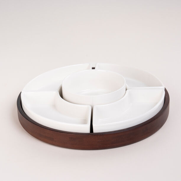 Dallaty white porcelain nut bowls set 6 pcs image number 1