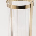 Homez metal candle holder 10*10*13cm, gold image number 3