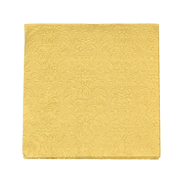 مناديل ورقية مربعة الشكل لون ذهبي من الجانس  image number 1