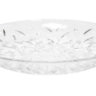 Rcr Laurus Crystal Platter Centerpiece