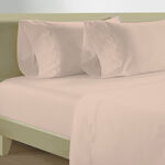 Boutique Blanche 300TC cotton fitted sheet 180*200cm, summer peach image number 0