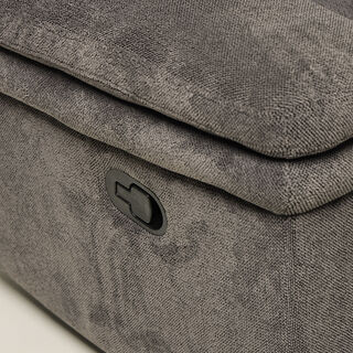 2 Seater dark gray recliner