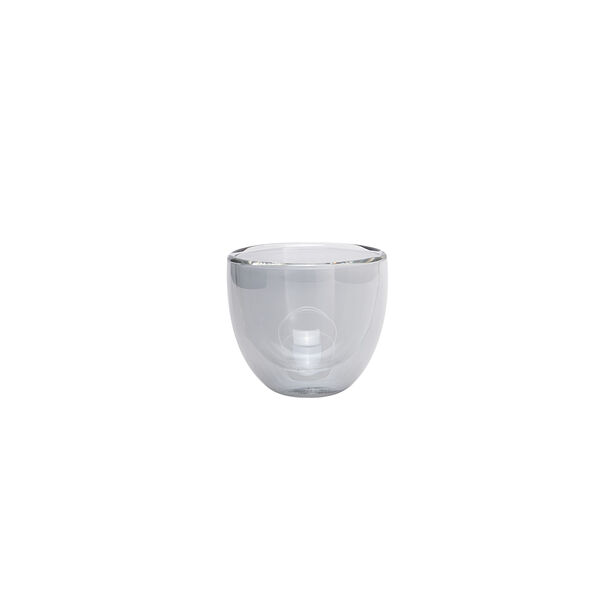 Dallaty white porcelain and glass Tea and coffee cups set 18 pcs image number 4