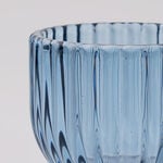 لا ميسا طقم أوعية حلويات صغيرة 4 قطع زجاج، أزرق image number 5