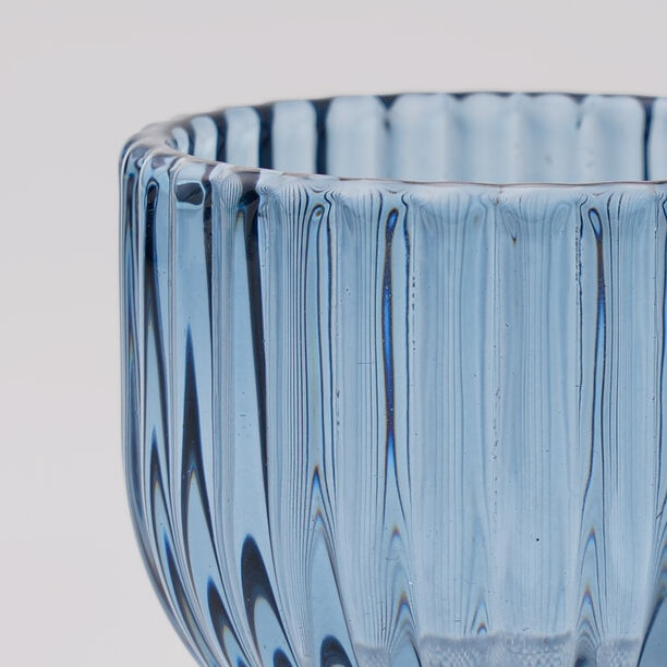 لا ميسا طقم أوعية حلويات صغيرة 4 قطع زجاج، أزرق image number 5