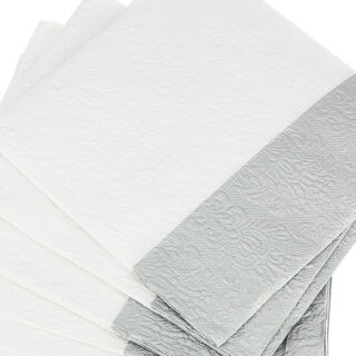 Ambiente Elegance Serving Paper Napkins Dip Silver Color
