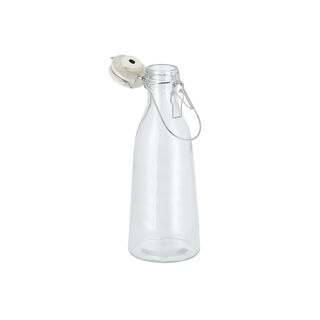 Glass Water Bottle With Ceramic Lid