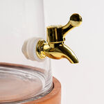 La Mesa transparent glass juice dispenser 4L / 23*23*38.2cm image number 3