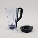 Alberto polypropylene food processor with 1.6L bowl,1.5L blender, black 800W image number 6