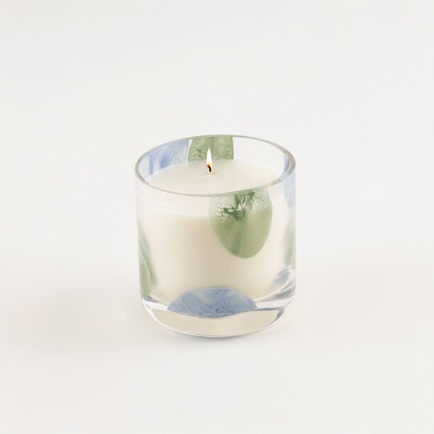 Homez scented candle glass eucalyptus and moss 360 g image number 1