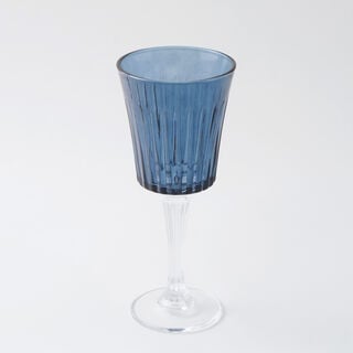 La Mesa Glass Juice Cups Set 4Pcs 290Ml, Blue