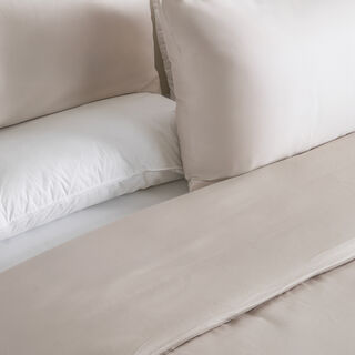 طقم غطاء لحاف قطن 3 قطع من بوتيك بلانش   260*200سم بيج